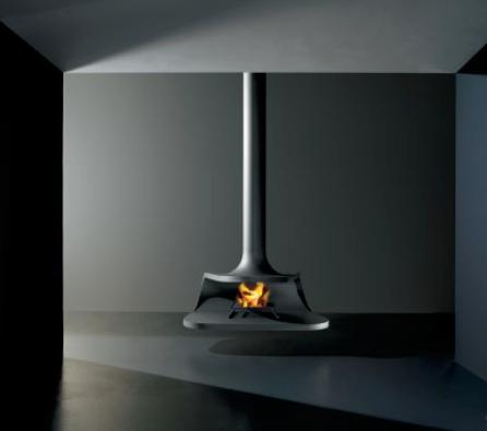 antrax fireplace drop hanging Fireplace Drop from Antrax   giving a new form to the heat and flame