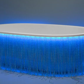 LED Backlit Bathtub by Aquamass