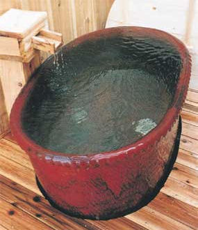 Japanese soaking tubs and faucets from Aquapal U.S.A.