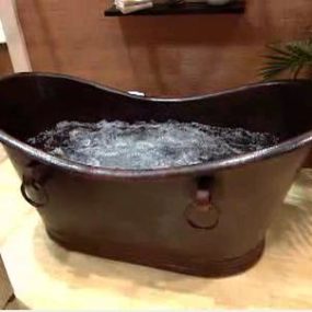 New Copper Air Bath from Aquatic Whirlpools – Serenity 27 bath – the first hydrotherapeutic copper bathtub