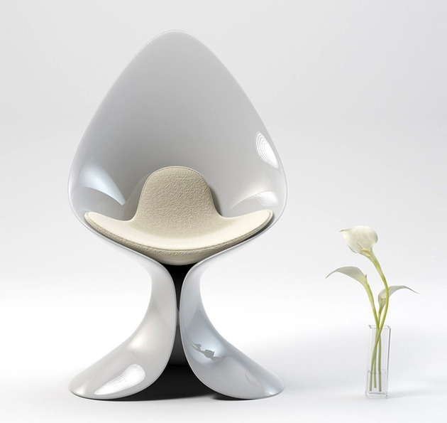 calla lily chair by zad italy dangerous curves 0 thumb 630xauto 50849 Calla Lily Chair by ZAD Italy has Dangerous Curves