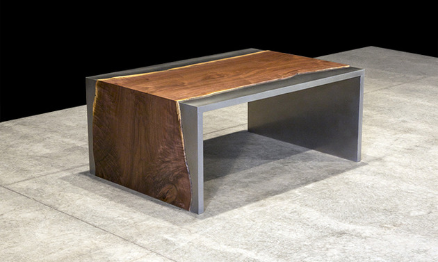 steel and wood coffee table by johnhoushmand 2 thumb 630xauto 55502 Steel and Wood Coffee Table by Johnhoushmand