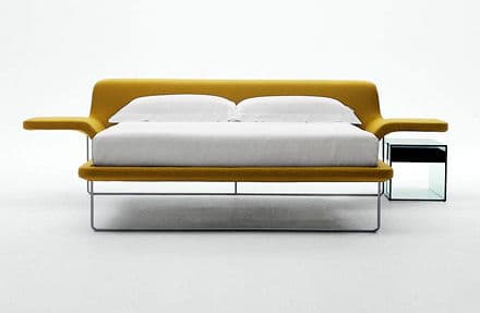 b&b italia metropolitan bed table Designer bed from B&B Italia   the new Metropolitan bed