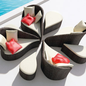 Asian Inspired Patio Furniture by B-alance