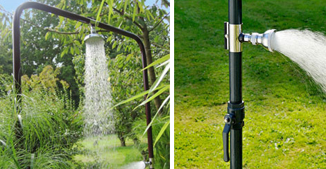backyard shower ideas 1 Cool Backyard Shower   outdoor shower ideas by dun jardin a lautre