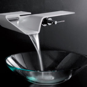 Totally Integrated Sink-Faucet from Bandini – the Arya combination