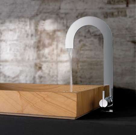 Bandini bathroom faucet collection – new Naos two-dimensional faucets