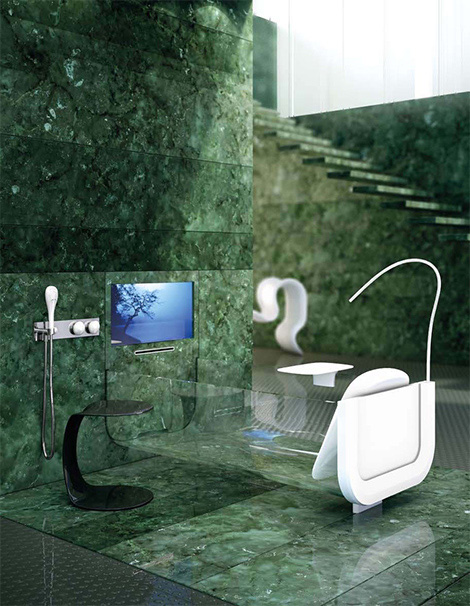bath tub allos glassidromassaggio Clear Glass Bathtubs by Glass Idromassaggio – Allos bathtub