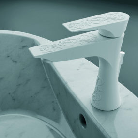 Bathroom Faucets with Embossed Motives by Daniel Rubinetterie