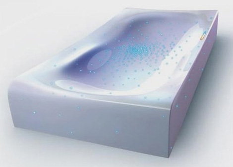 bathroomtomorrow bathtub nirvana 2 Futuristic LED Bathtub Nirvana feels like drifting through the galaxy