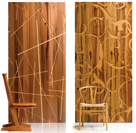Reclaimed Wood Paneling by B&N