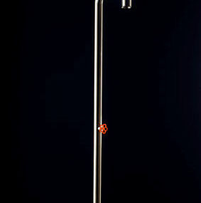“Pipe” floor mounted shower from Boffi – an industrial style shower design