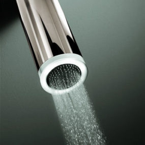 Ceiling Mounted Showerhead with a Concealed Light by Bonomi from Aquaplus Solutions