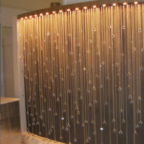 Crystal Modular Lighting Cascade Luminaire – Kentfield collection from Boyd Lighting