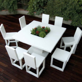 White Outdoor Furniture by Bysteel