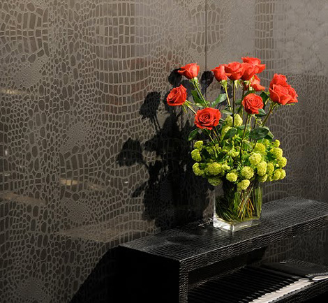 Quartz Surfaces – textured quartz wall panels Motivo by Caesarstone