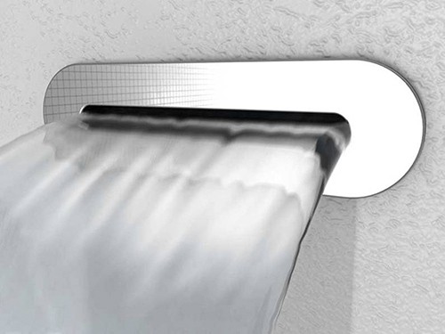 cascade shower head fluide st rubinetterie 2 Cascade Shower Head – new Fluide shower by ST Rubinetterie