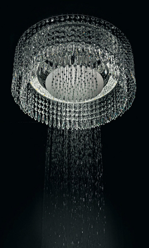chandelier shower bisazza bagno 1 Chandelier Shower by Bisazza Bagno