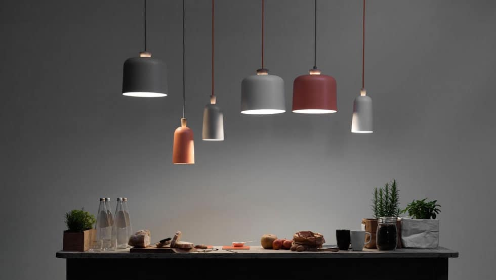 Charming Porcelain Pendant Lamp Fuse by Note