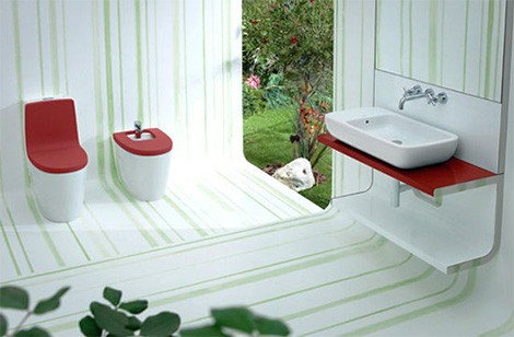 color bathroom roca khroma Color Bathroom from Roca   new Khroma comes in unexpected colors