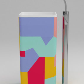 Colored Pedestal Sinks – Monowash sink by Ceramica Flaminia