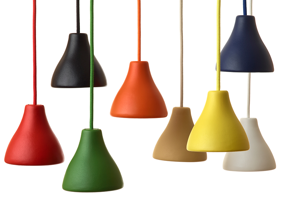 Colorful Vintage Style Aluminum Pendants: W131 by Wastberg
