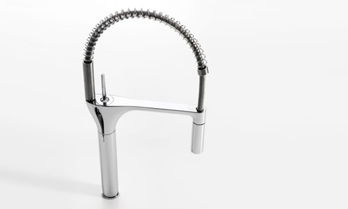 contemporary commercial kitchen faucet swing fima 4