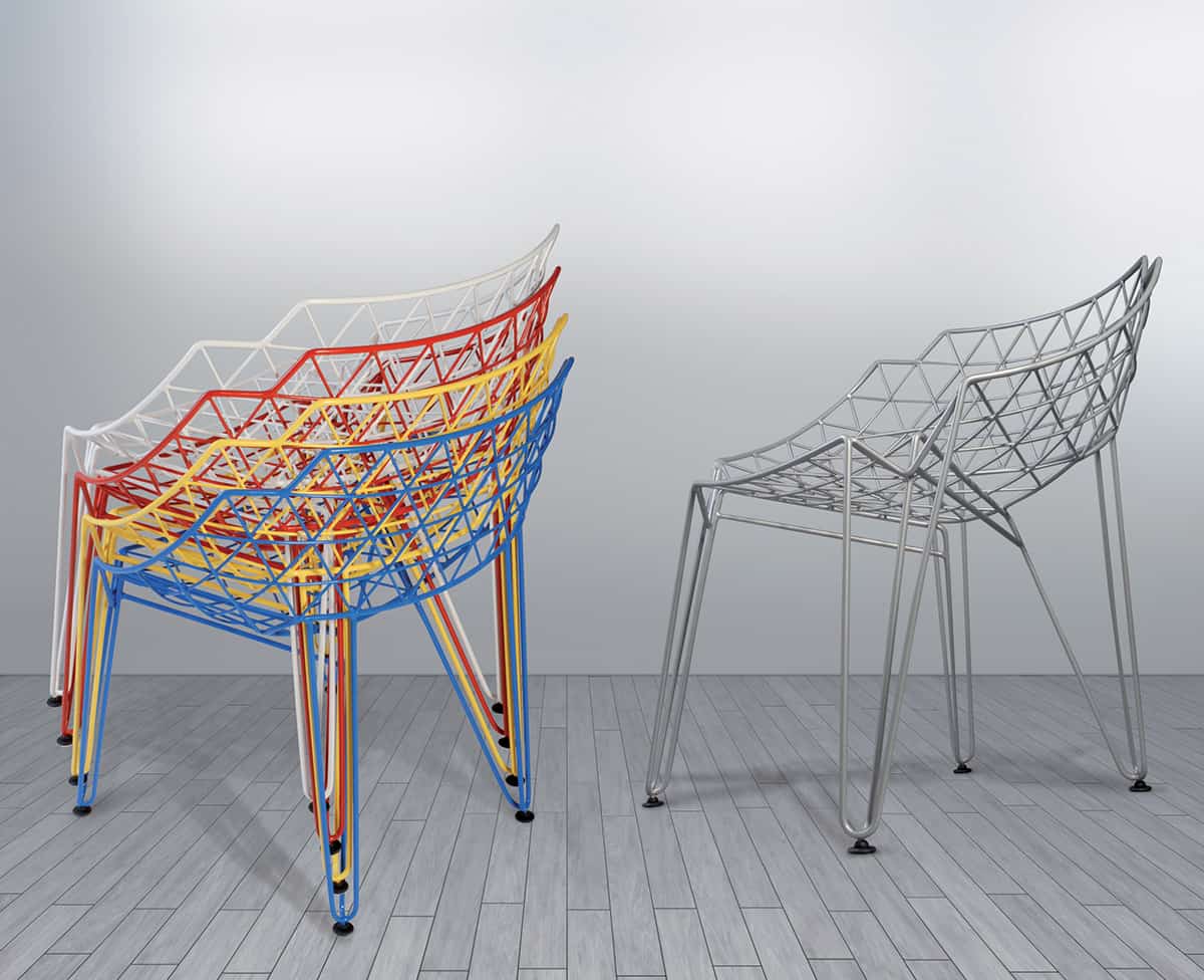 continuous wire chair by wilde spieth 2