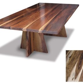 异国情调的木质餐桌由Costantini设计