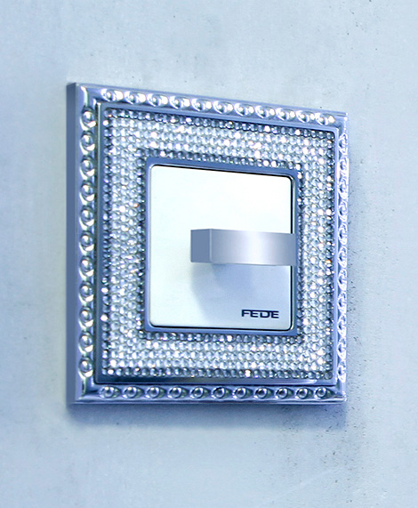 crystal encrusted switch plates 1 Crystal Encrusted Switch Plates by Fede