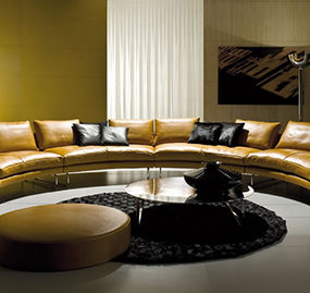 Perfect Sofas for Socializing – Curved and Double Sided Contemporary Sofas by i4 Mariani