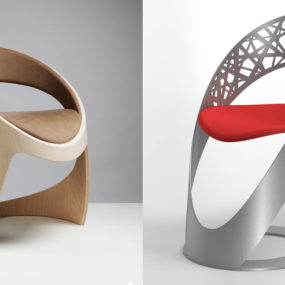Curvy Chairs and Stools by Martz Edition