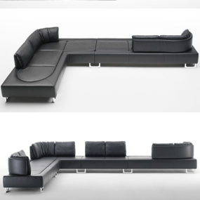 Contemporary Sofa from De Sede – new DS 165 leather sofa