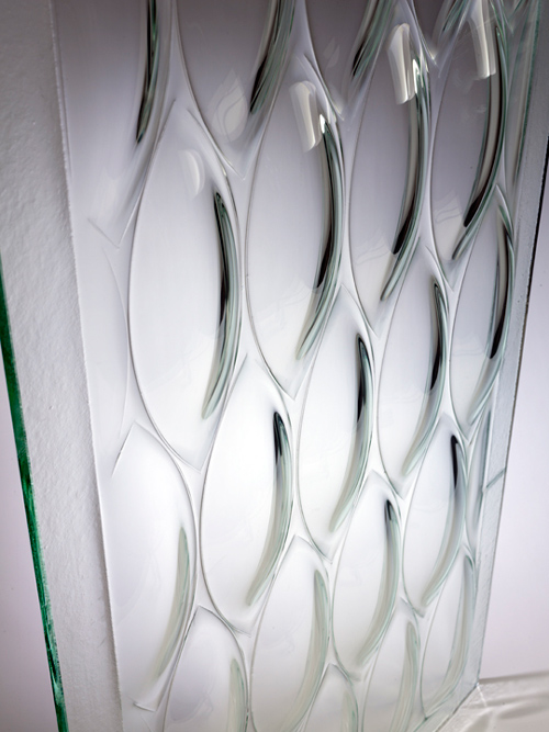 designer glass panels joel berman glass studio ellise 1 Designer Glass Panels by Joel Berman Glass Studio   Ellise
