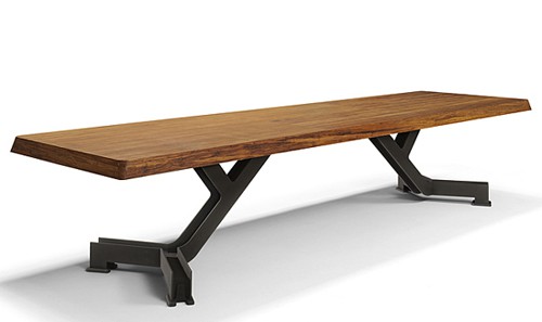 designer wood tables linteloo dutch dining 2 Designer Wood Tables   multi wood dining tables by Linteloo