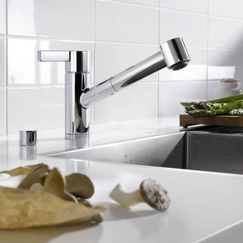 dornbracht eno single lever kitchen faucet extensible spray 1