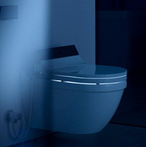 duravit toilet seat sensowash 2 Heated Toilet Seat / Bidet Combo by Philippe Starck   new SensoWash by Duravit