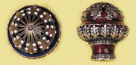 Edgar Berebi luxury architectural hardware - knob encrusted in crystals