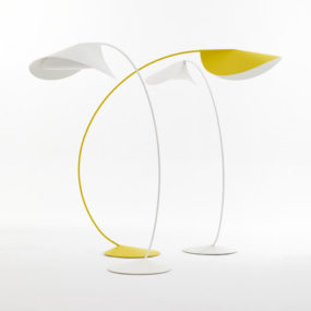 Elegant Floor Lamps – casual contemporary Circle lamp by De Padova