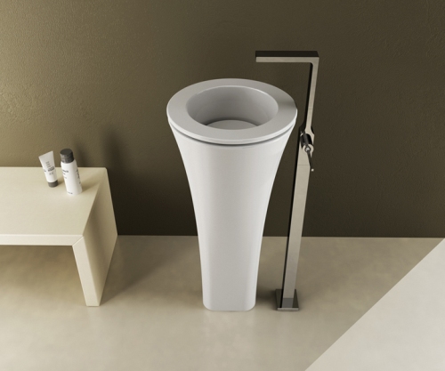 elegant pedestal wash basin cielo floot 1 Modern Pedestal Wash Basin by Cielo – Floot