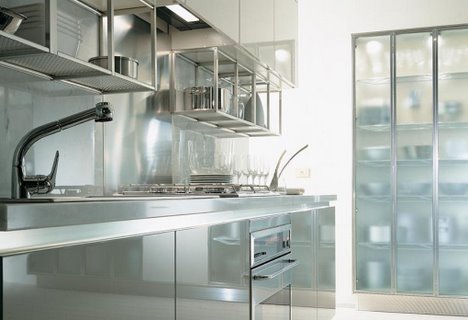 ernestomeda verve kitchen frosted glass door