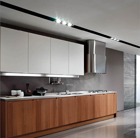 Euromobil kitchen Filanta - minimalist cabinets