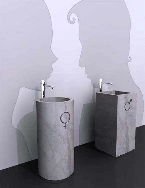 Freestanding Sink by Vitruvit – His & Hers sinks