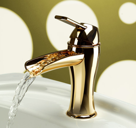 frisone faucet karisma 1 Transitional Style Waterfall Faucet from Frisone   new Karisma