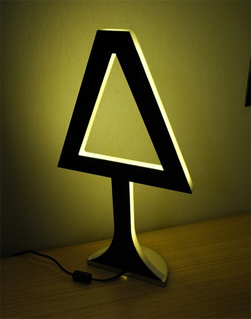 Funky Table Lamps in plexiglass by Chrysalide