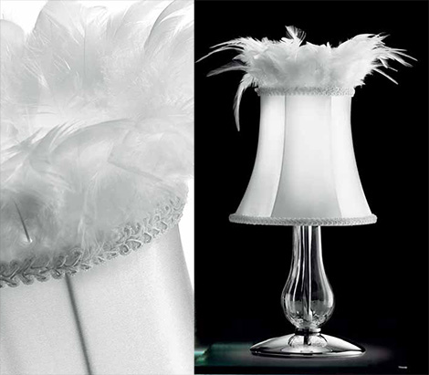 gallery vetri cheope table lamp white Modern Table Lamp from Gallery Vetri   the Cheope luxury table lamp