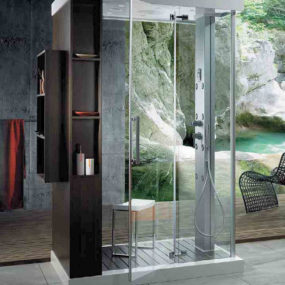 Shower Cabin Anthropos from Glass Idromassaggio – the Multi-Function Shower Cabin