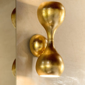 Gold Wall Sconces by Masiero – Blob Sconce
