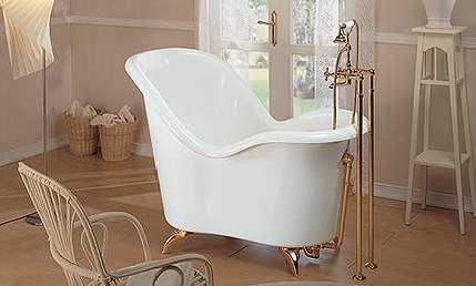 Soaking tub from Gruppo Treesse – the nostalgic Moulin Rouge bathtub