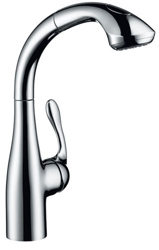 hansgrohe allegro kitchen faucet Kitchen Pull out Faucet from Hansgrohe   the Allegro & Allegro Gourmet faucets